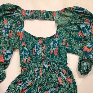 Free People - Green - Endless Summer Picnic - Mini Dress - XS